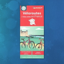 Carte Michelin des véloroutes et voies vertes de France édition 2024