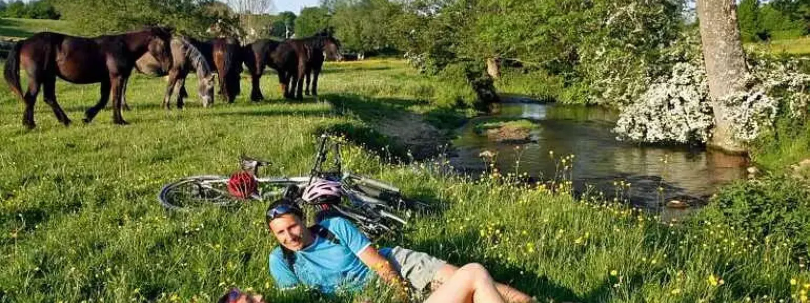 Pause détente au bord de l'eau dans le Perche eurélien