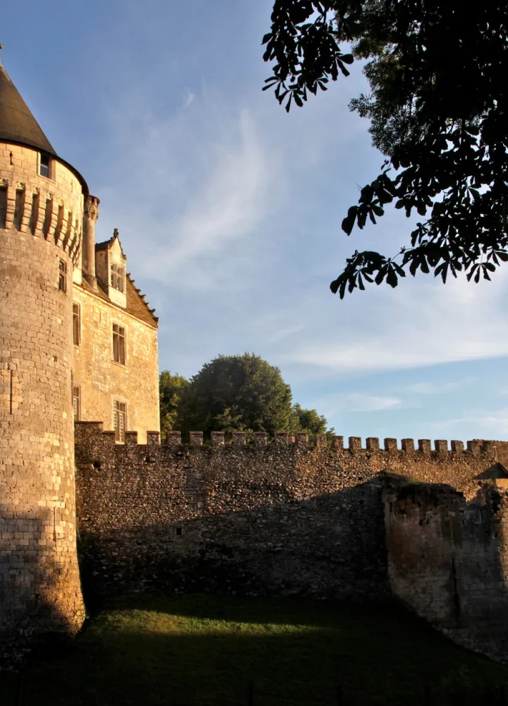 Le Château de St Jean au coucher du soleil