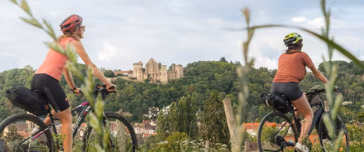 Cyclistes en vallée de Chevreuse dans les Yvelines