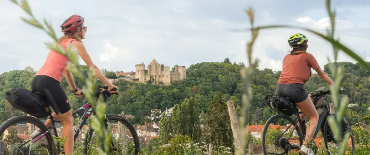 Cyclistes en vallée de Chevreuse dans les Yvelines