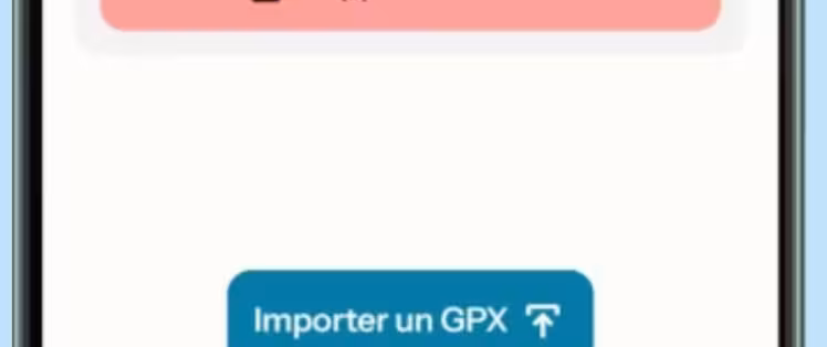 Application web mobile France Vélo Tourisme - Import GPX (Android seulement)