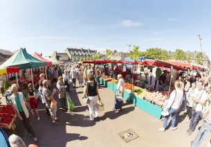 marché de St-Hilaire-du-Harcouët