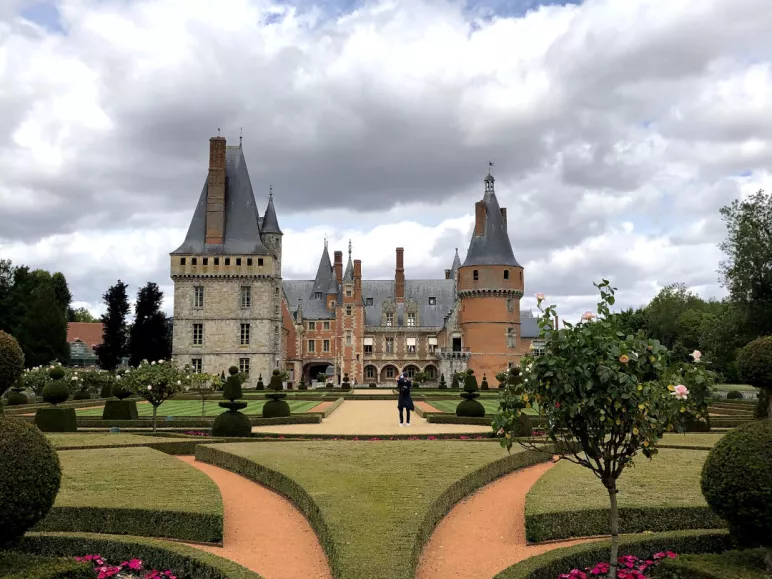 Le château de Maintenon en Eure-et-Loir le long de la Véloscénie
